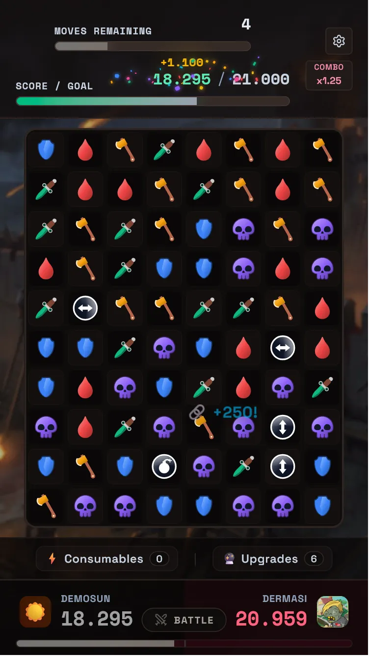 Match 3 Battles Fantasy Battle Theme